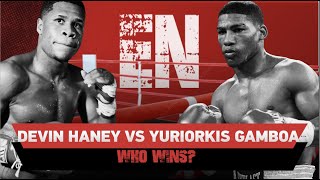 Devin Haney vs Yuriorkis Gamboa Who Wins  EsNews Boxing [upl. by Lednic]