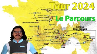 🚴‍♂️Tour de France 2024🇫🇷  Présentation du Parcours Parcours Etapes Avis [upl. by Asirap376]