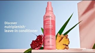 Discover Nutriplenish™ Leavein Conditioner  Aveda [upl. by Wichern]