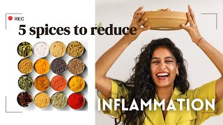 5 Spices to Reduce Inflammation [upl. by Simeon949]