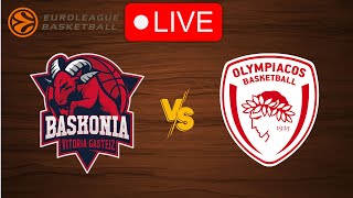 🔴 Live Baskonia vs Olympiakos  EuroLeague 20232024  Live Play by Play Scoreboard [upl. by Ltney]