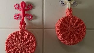 Crochet Gifts  Siems Face Scrubbies  Crochet  Tutorial  English [upl. by Annaeerb543]