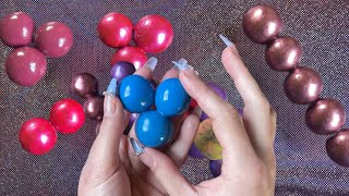 Clay Cracking Guess The Color ASMR  No Talking  Long Nails  Brain Numbing Crunchy Sounds [upl. by Sanford]