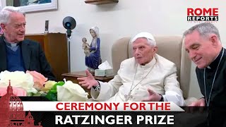 Pope Francis “Ratzinger is a theologian that encouraged reflection and dialogue” [upl. by Nanyt]