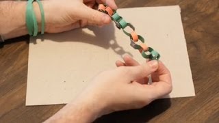 How to Make a Bracelet of Paper  Paper Crafts [upl. by Sined]