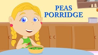 Peas Porridge Hot  Nursery Rhymes For Children  Cartoon Videos For Toddlers by Kids Tv [upl. by Zellner]