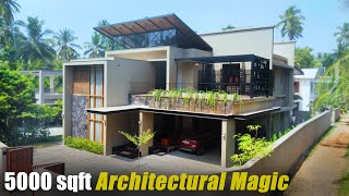 5000 sqft ലെ Architectural മാജിക്‌ [upl. by Nayt]