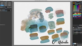 Rebelle Tutorial  Watercolor Basics [upl. by Nonaihr]