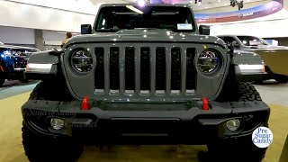 2022 Jeep Wrangler Rubicon  Exterior and Interior Walkaround  2021 Auto Show [upl. by Singer66]