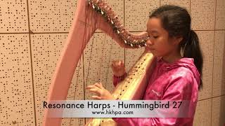 Resonance Harps  Hummingbird 27 quotCharlotte in Spring ABRSM Grade 1quot  HK Harp amp Piano Academy [upl. by Nerol843]