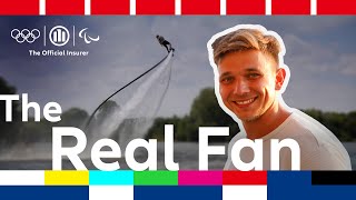 Meet flyboarder Petr the Real Fan and ultimate Olympic Games supporter Allianz – Ready Paris Go [upl. by Jedthus792]