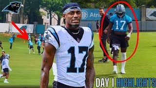 The Carolina Panthers Rookie Camp Looks NASTY Xavier Legette FIRST LookMinicamp Highlights [upl. by Kcarb]