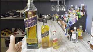 Johnnie Walker Black Label Blended Scotch Review in Hindi  Most Popular 12 years old Blended Scotch [upl. by Kcirneh]