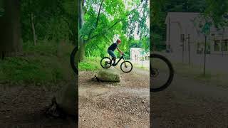 Get over the big Stone with big Pedal Kick viral bike ytshorts ebike emtb bosch [upl. by Nalid501]