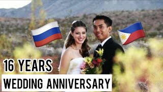 16 Years Wedding Annniversary of The RUSSIAN FILIPINO Couple [upl. by Sinnoda]