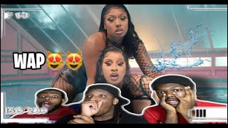 Cardi B  WAP feat Megan Thee Stallion Official Music Video Reaction [upl. by Brozak]