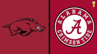 Arkansas Razorbacks vs Alabama Crimson Tide Prediction  Week 7 College Football  101423 [upl. by Luigi]