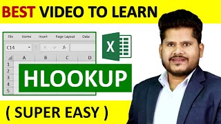 HLOOKUP in excel with example in Hindi [upl. by Winn]