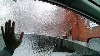 Fun with Freezing Rain  severe weather in canada [upl. by Jackqueline690]