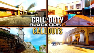 BLACK OPS 6 CALLOUT GUIDE FOR RANKED PLAY BO6 Map Callouts [upl. by Kizzie]