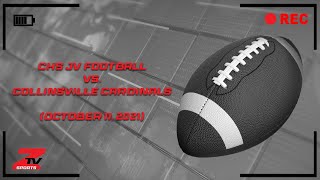 Claremore Zebra Football at Collinsville Cardinals October 8 2021 [upl. by Eerahs838]