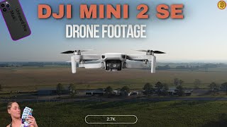 DJI Mini 2 SE Drone Footage 27k First Time Flying A Drone [upl. by Martijn]