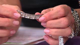 Blue Pave Cushion Diamond Tennis Bracelet Sterling810ct tw by Affinity with Jennifer Coffey [upl. by Humfrid]