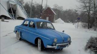 Renault dauphine 57 test drive [upl. by Ahkihs]