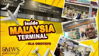 Inside Malaysia Terminal  Kuala Lumpur Malaysia Airport Tour KUL  Restaurants Shopping Areas [upl. by Aerona152]