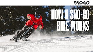 How a SNOGO Ski Bike Works [upl. by Ajat]