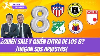 ¿Quién Entrará y Quién Saldrá de los 8 ¡Hagan Sus Apuestas  LaLigaDeLaLiga [upl. by Analahs860]