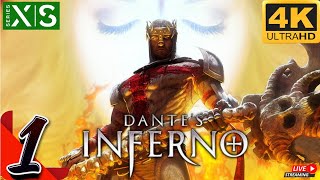 DANTES INFERNO XBOX SERIES X Gameplay Walkthrough Part 1 FULL GAME 4K 60FPS No Commentary [upl. by Perceval]