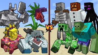 MUTANT MOBS vs MOWZIES MOBS  MOWZIES MOBS vs MUTANT CREATURES [upl. by Hniht]