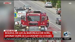 Senator PNL implicat întrun accident în Gorj Mașina de lux ia fost lovită de o dubă [upl. by Casey388]