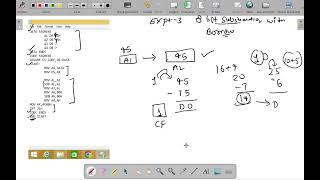 expt 4 microprocessor 8086 practicle 4 [upl. by Dorita979]