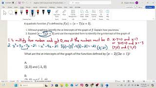 Algebra 1 Unit 6 Lessons 9 and 10 Practice Problems [upl. by Ecaj]