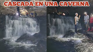 Una cascada en las Cavernas de JUMANDY dentro de este lugar hay un río y laberintos [upl. by Itsrik110]