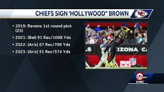 Kansas City Chiefs Hollywood Brown reportedly agree to oneyear deal [upl. by Reinhardt384]