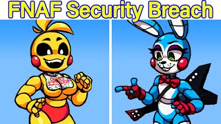 Friday Night Funkin VS FNAF Security Breach Concepts  Roxanne Wolf Glamrock Chica FNF Mod [upl. by Darees]