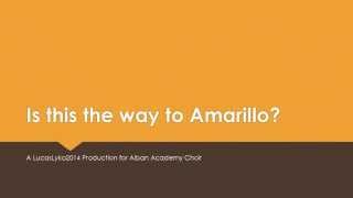 Amarillo by Tony Christie Sing a Long with Lyrics Karaoke [upl. by Ynogoham]