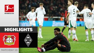 Bayer Cant Crack Borussia  Leverkusen  Borussia Mgladbach 00  Highlights  MD 19 – Bundesliga [upl. by Yrrek346]