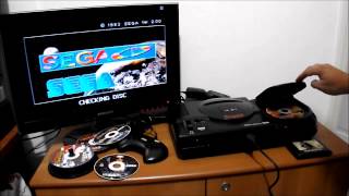 Sega CD Completo na Caixa [upl. by Irakuy553]