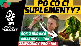 SUPLEMENTY DLA PIŁKARZA❓ LEGALNE CZY NIE❓ ft Ula Somow [upl. by Ahsimin479]