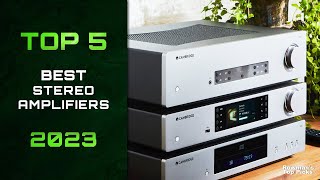 TOP 5 BEST Stereo Amplifiers in 2023 [upl. by Onilegna]