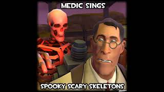 Medic Sings quotSpooky Scary Skeletons Remix  The Living Tombstonequot  AI Cover [upl. by Aniroz]