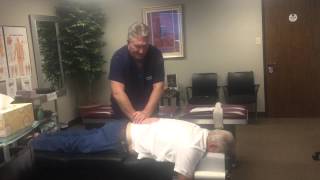 Severe Muscle Spasm Worked On Your Houston Chiropractor amp Palmer Graduate [upl. by Tterraj941]