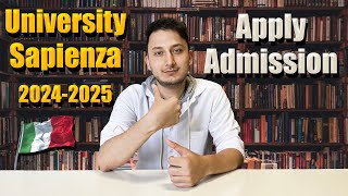 How to Apply 20242025 Sapienza University of Rome Admissions Application [upl. by Yelik253]