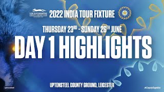 Leicestershire vs India  Day 1 Highlights [upl. by Yhtomot285]