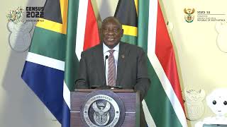 President Ramaphosa remarks on CENSUS 2022 Results [upl. by Doelling]