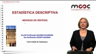 Estadística Descriptiva Medidas de Síntesis I Módulo 2 [upl. by Ahsahs23]